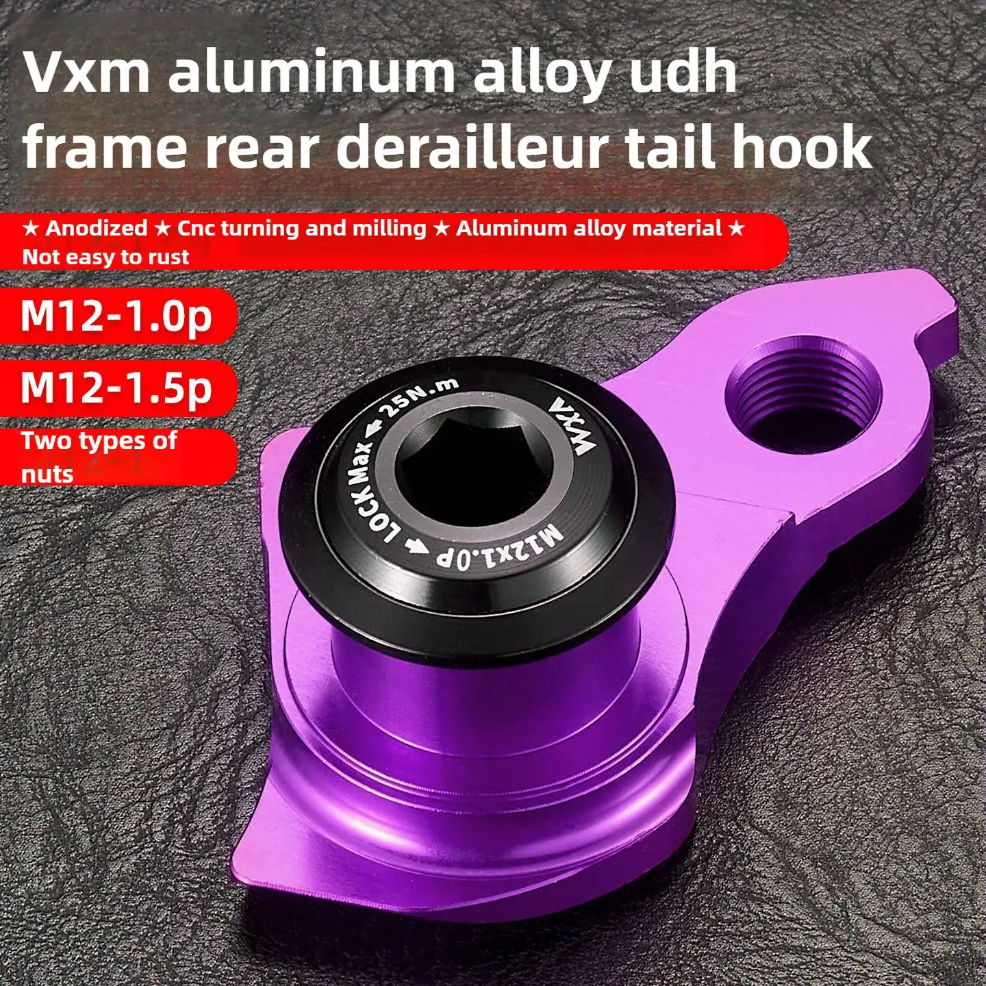 

Durable UDH Aluminum Alloy Derailleur Hanger for Lightning SRAM - Universal Mountain & Road Bike Frame Rear Derailleur Hook