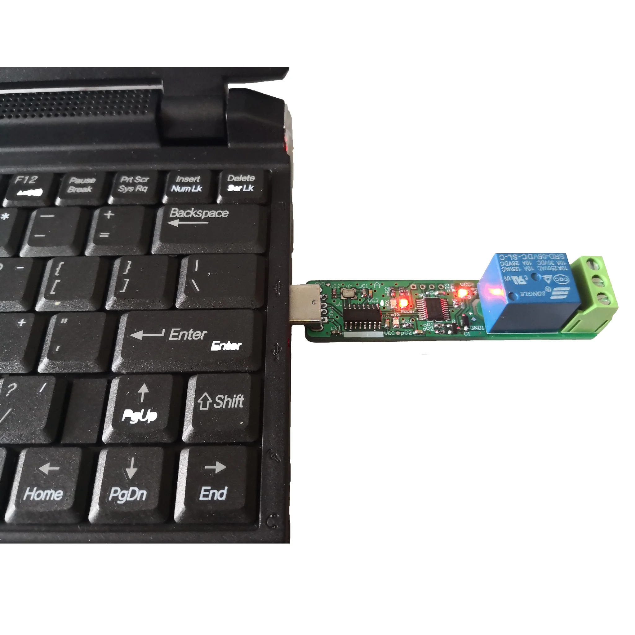 5V Normally Open and Normally Closed Delayed Timing Intelligent USB Serial Port Relay Module YZR101U