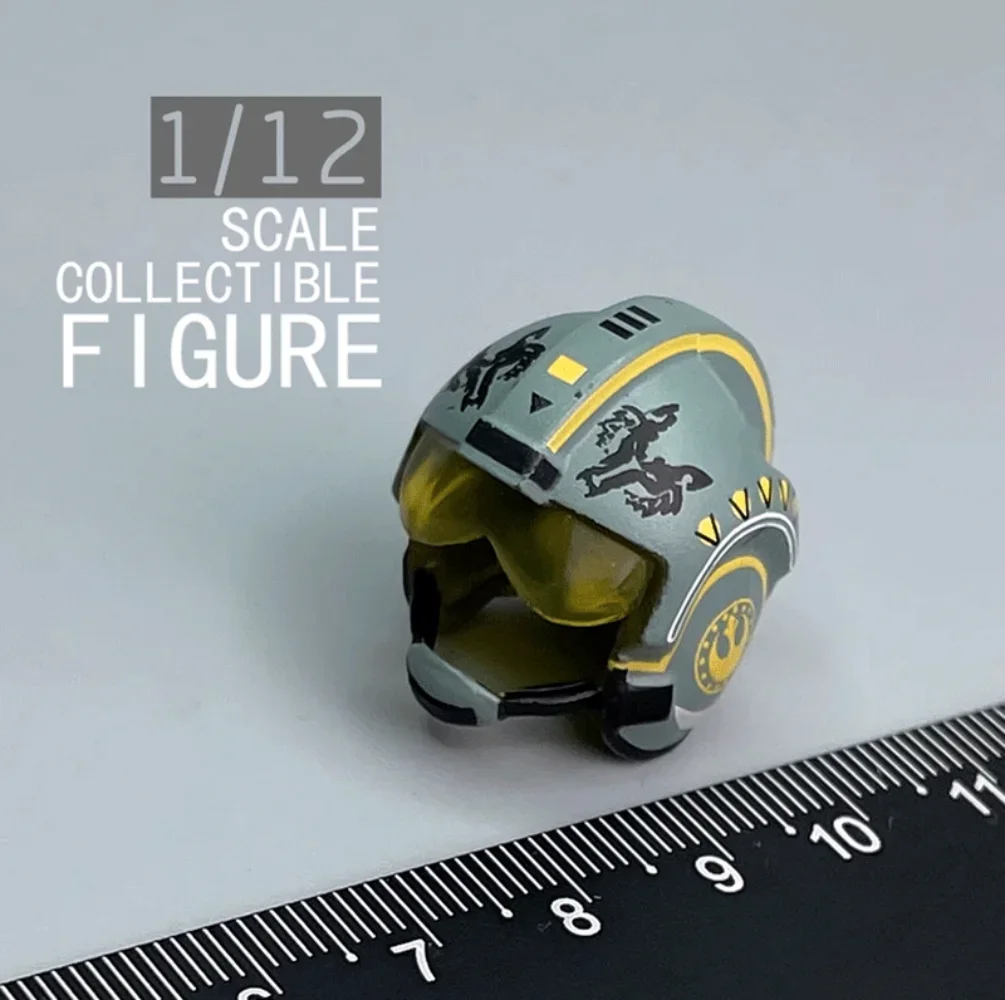 1/12 Male Soldier Helmet Model for 6\'\' Action Figure