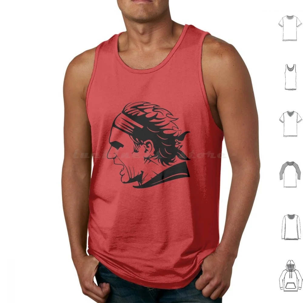 Rf Art Tank Tops Print Cotton Tennis Nadal Sport Djokovic Rf Murray Us Open Australian Open Swiss Sports Ball