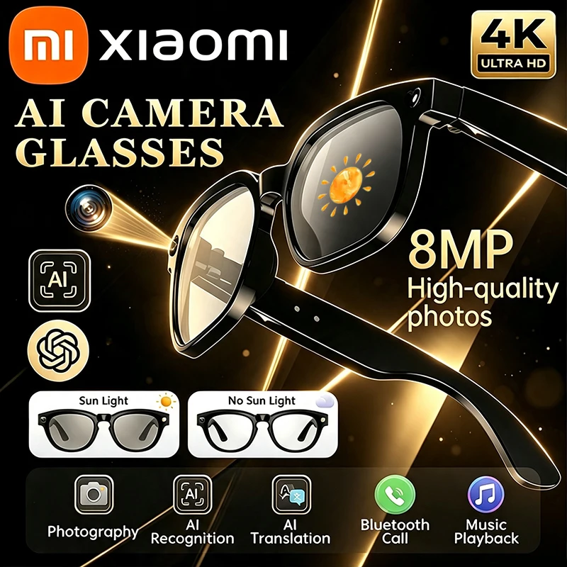 Photography With Ai - Gafas Inteligentes Xiaomi 4K con IA,