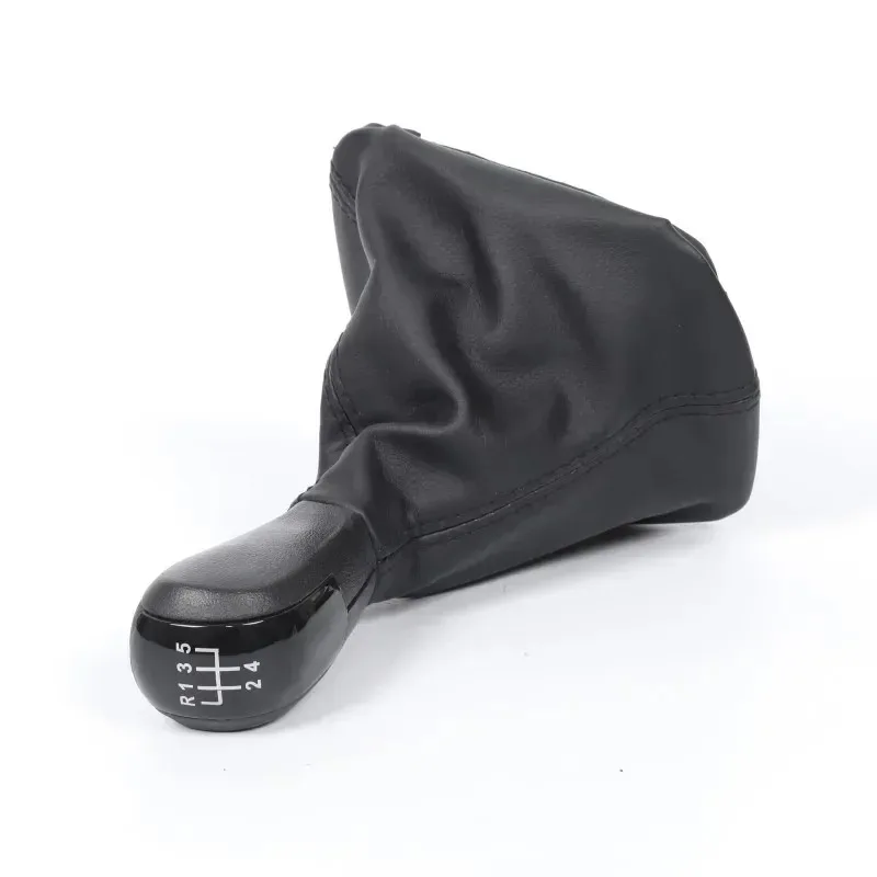 

Gear Lever Stick Shift Knob For Skoda Octavia 2 A5 2004 2005 2006 2007 2008 2009 2010 2011 2012 5/6 Speed with Leather Boot