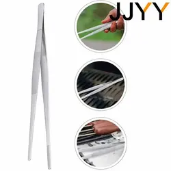 Food Clip  Grill Tweezers Precision Tweezers Pointy Tweezers Metal Tweezers Stainless Steel Food Clamps Cooking Tweezers