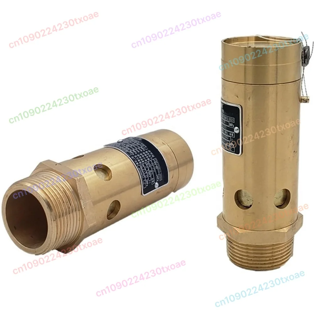 

A28X-16T Spring Fully Open Safety Valve - Universal Brass Air/Oil Valve for Screw Compressor & Air Tank