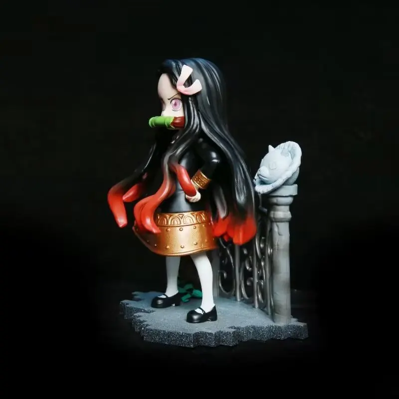 Mini Zi Demon Slayer Nezuko Cos Spy X Family Anya Anime Action Figure Pvc Collectible Boxed Statue Desktop Ornament Home Decor - view 4
