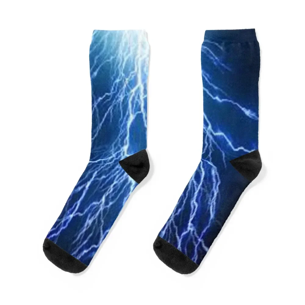 

lightning storm Socks floral Run fashionable Socks For Men Women's