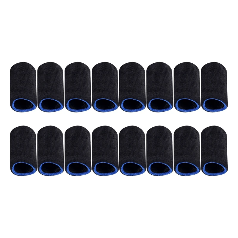 

18-Pin Carbon Fiber Finger Sleeves For PUBG Mobile Games Press Screen Finger Sleeves(16 Pcs)