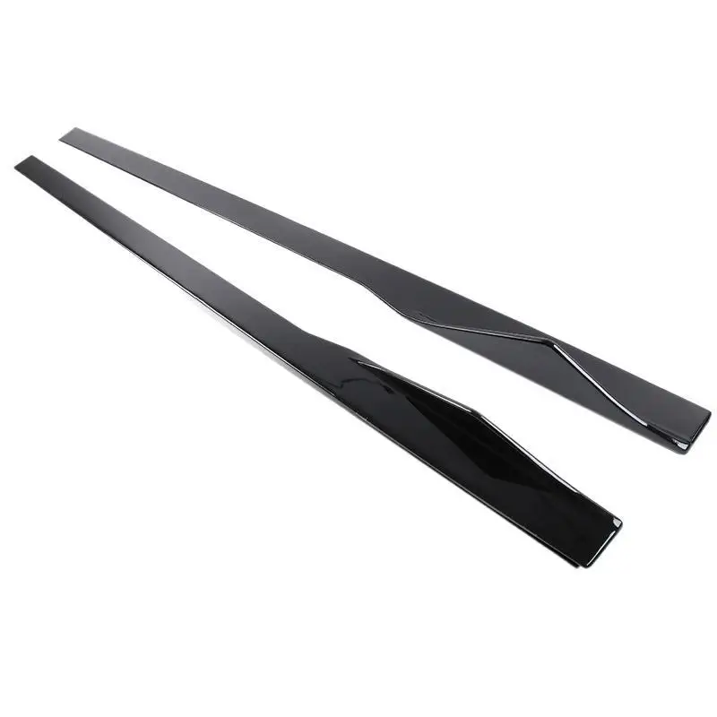 

Suitable for BMW 2 Series side skirt F22 to blade bright black side skirt carbon pattern side spoiler surrounding skirt