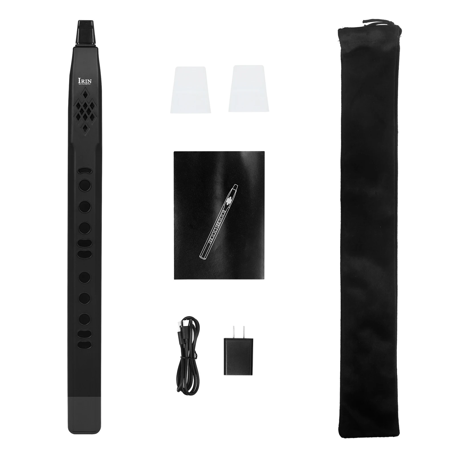 

IRIN Mini Electric Wind Saxophone Blowpipe Imitation Flute Clarinet Various Sounds S55 Electronic Saxophone Wind Instrument