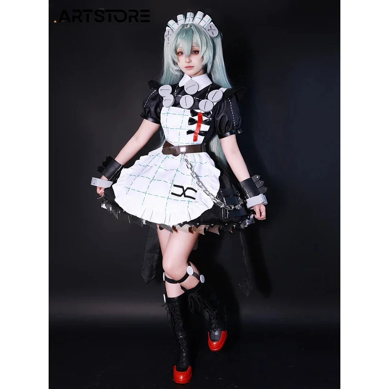 Anime Zenless Zone Zero ZZZ Corin Wickets Cosplay Costume Role Play Comic With Dress Hallowmas Party Wigs Anime Prop