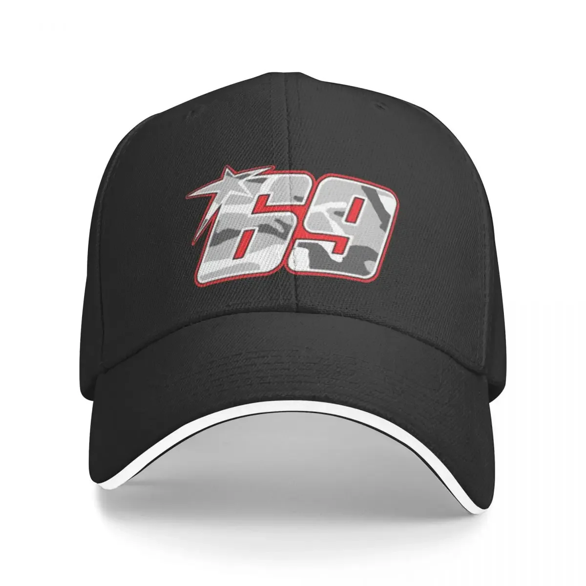 Nicky Hayden Number 69 Baseball Cap Luxury Cap Fishing cap funny hat western Hat Hats Man Women's