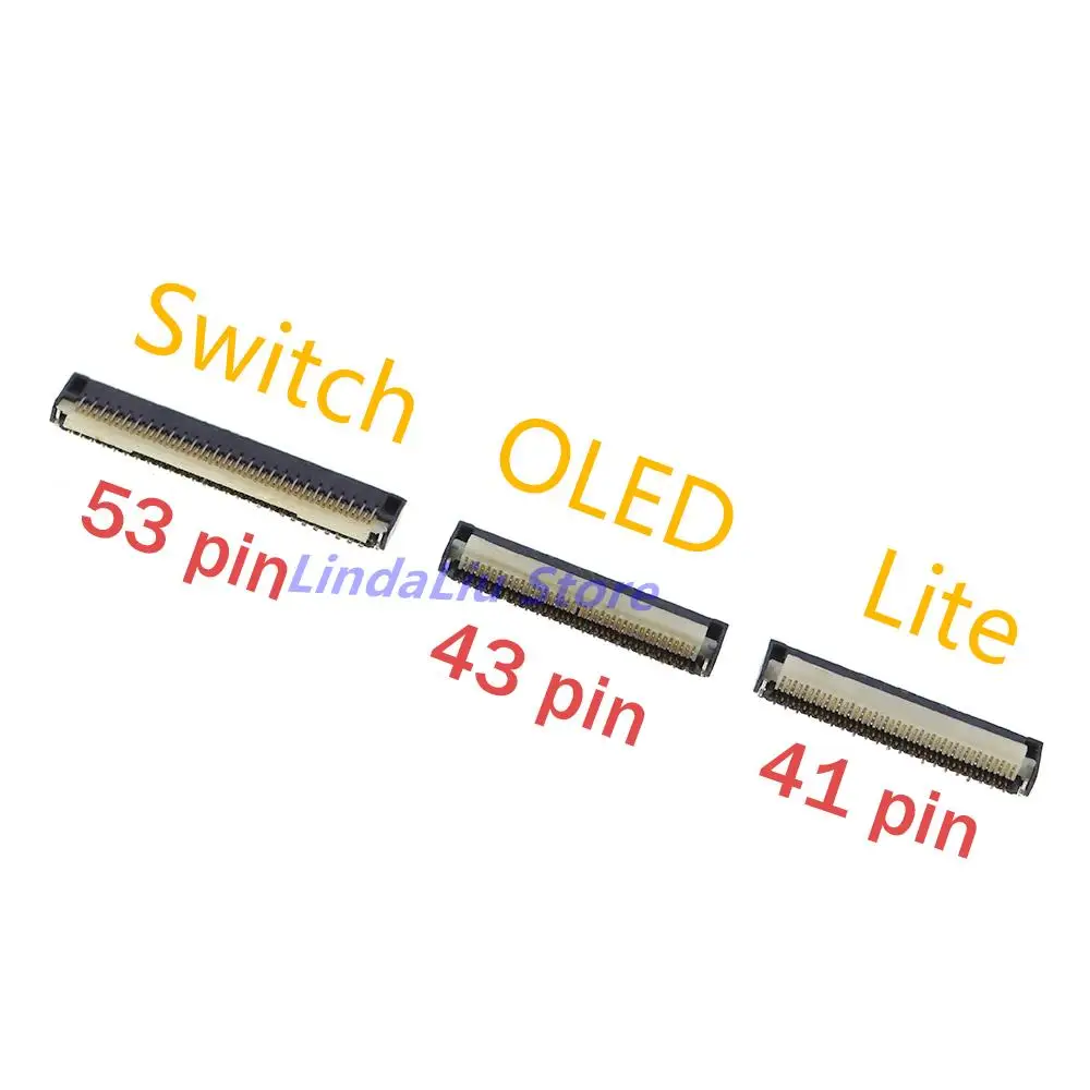 

20pcs Original LCD Screen Display Connector Socket Replacement Part for NS Switch/Lite/Oled Port Jack Repair