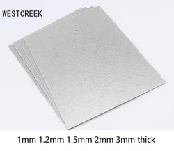 WESTCREEK 1mm 1.2mm 1.5mm 2mm 3mm thick HP5 Hard white micanite plate High temperature insulation Mica Sheet mica plate Muscovit