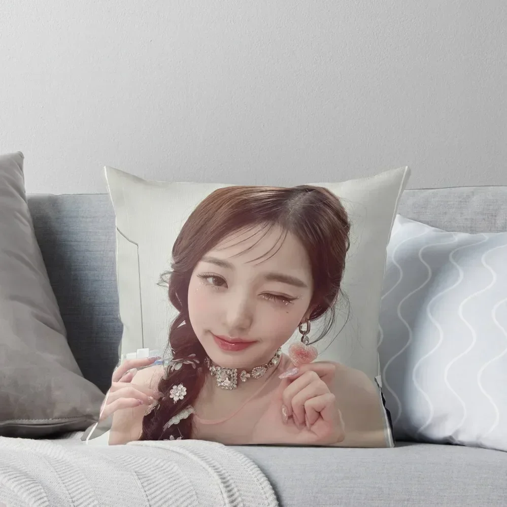 Wonyoung ? Wink Throw Pillow Cushions For Children Cushion Covers For Living Room Christmas Pillow Covers pillow