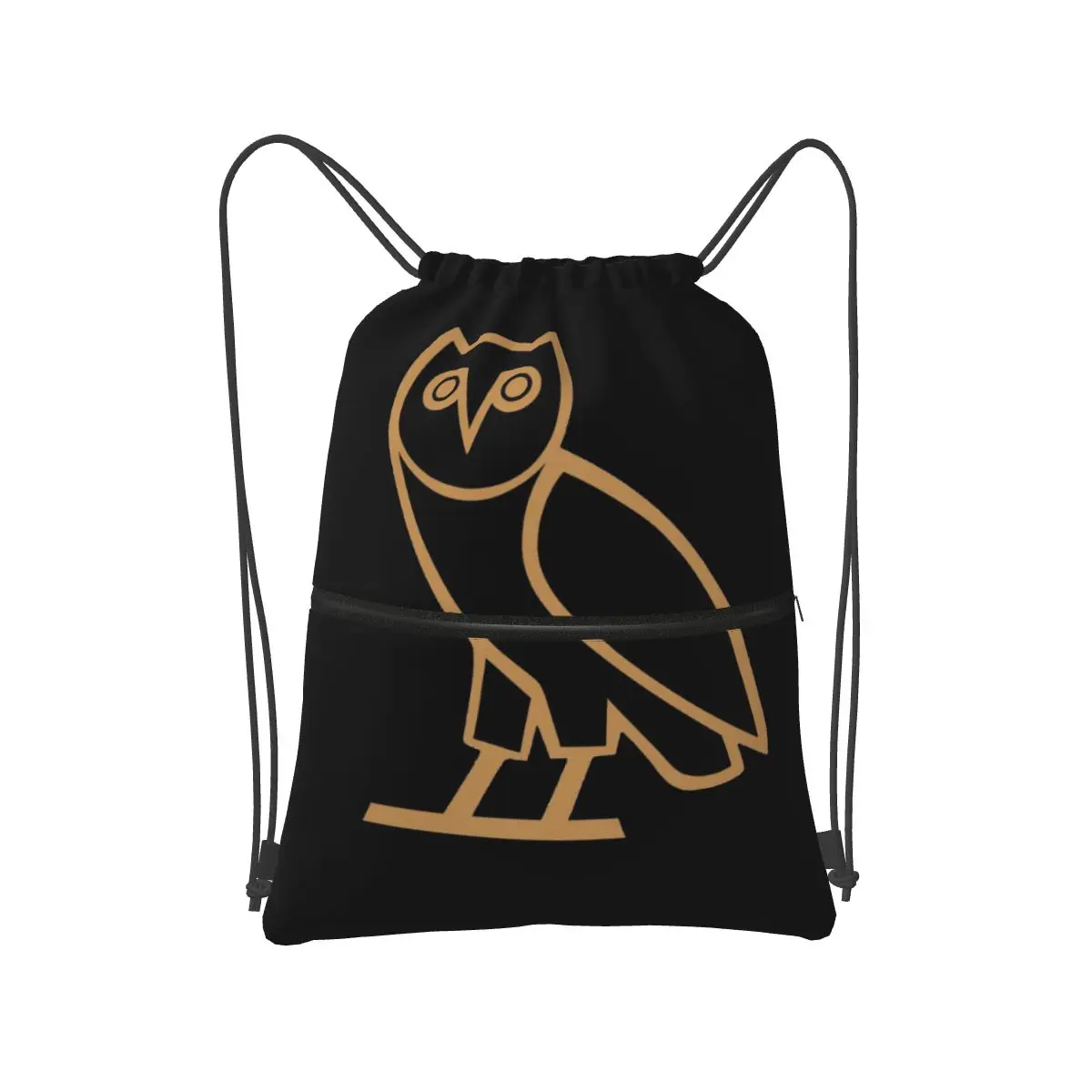 

October's Very Own Drake's Owl Backpacks Multi-function Drawstring Bags Shoes Bag Book Bags for Man Woman Students