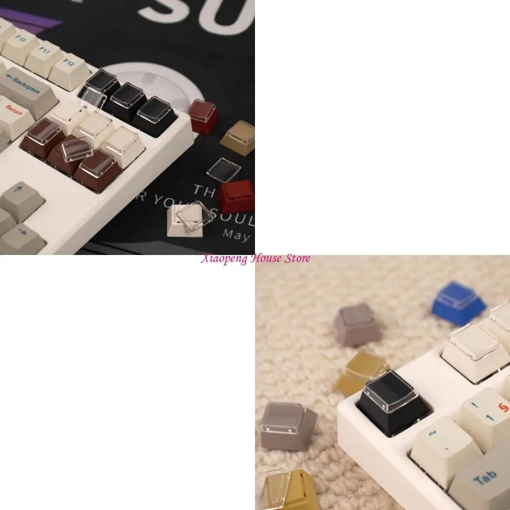 

8 шт. Blank Keycaps Комфортное печатание усиливает механические клавиатуры эстетику 77JC