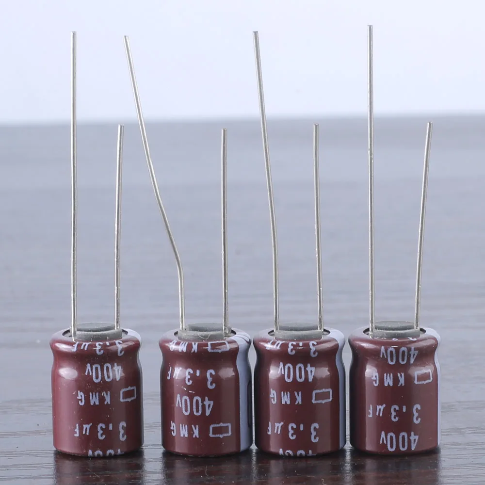 

50pcs NCC Nippon Chemi-Con KMG 3.3mfd 400V 3.3UF electrolytic Capacitor caps