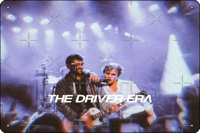 The Driver Era Live Poster Metal Tin Sign 12 X 8 Inch Funny Man Cave Home Office Bar Decor sign