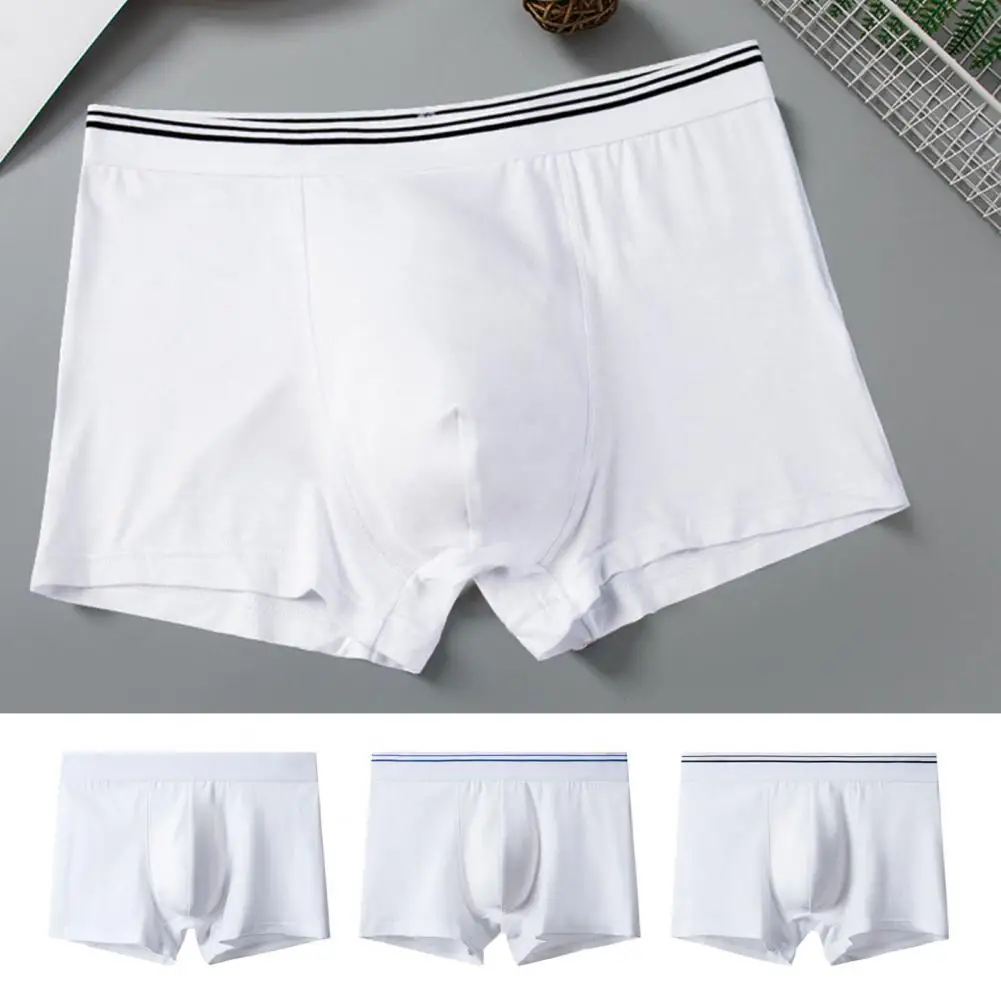 الملاكم الملابس الداخلية السراويل الملاكم العملية للرجال الرجال مرونة منتصف الخصر سراويل داخلية للرجال مع تصميم U-محدب للاستخدام اليومي للراحة