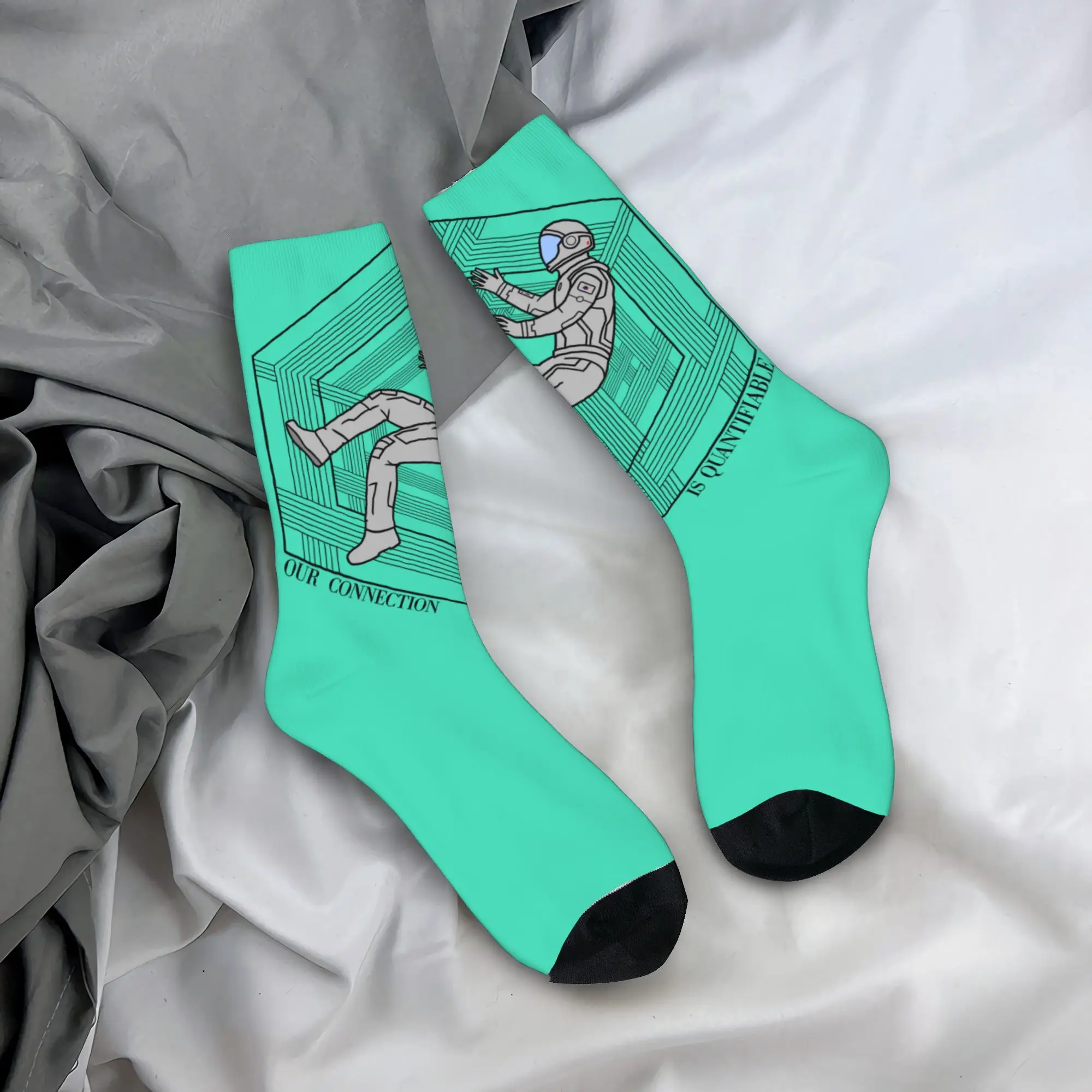 

Мужские носки Cooper through the Tesseract Interstellar Stockings, весенние современные дышащие носки, уличные противоскользящие носки на заказ