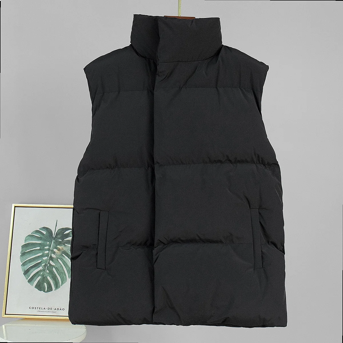Cotton Vest, Cotton Padded Vest, Loose Fit Sport Casual Vest, Spring Summer Outerwear