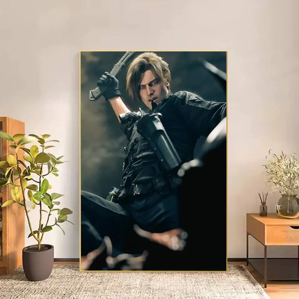 L-Leon S. K-Kennedy Poster Versatile HD Waterproof Wall Art Self-Adhesive Decor for Any Space Ideal Gift