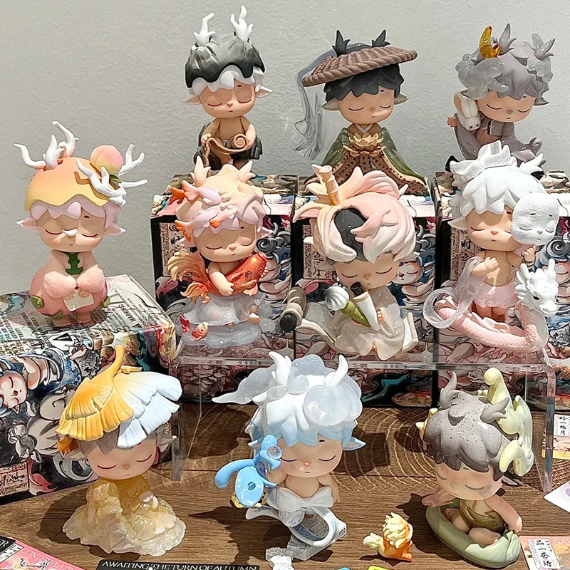 

52TOYS Heyone MIMI Four Seasons Series, модная игрушка, слепая коробка, фигурка, украшение для рабочего стола, милая девушка, коллекция-сюрприз, издание