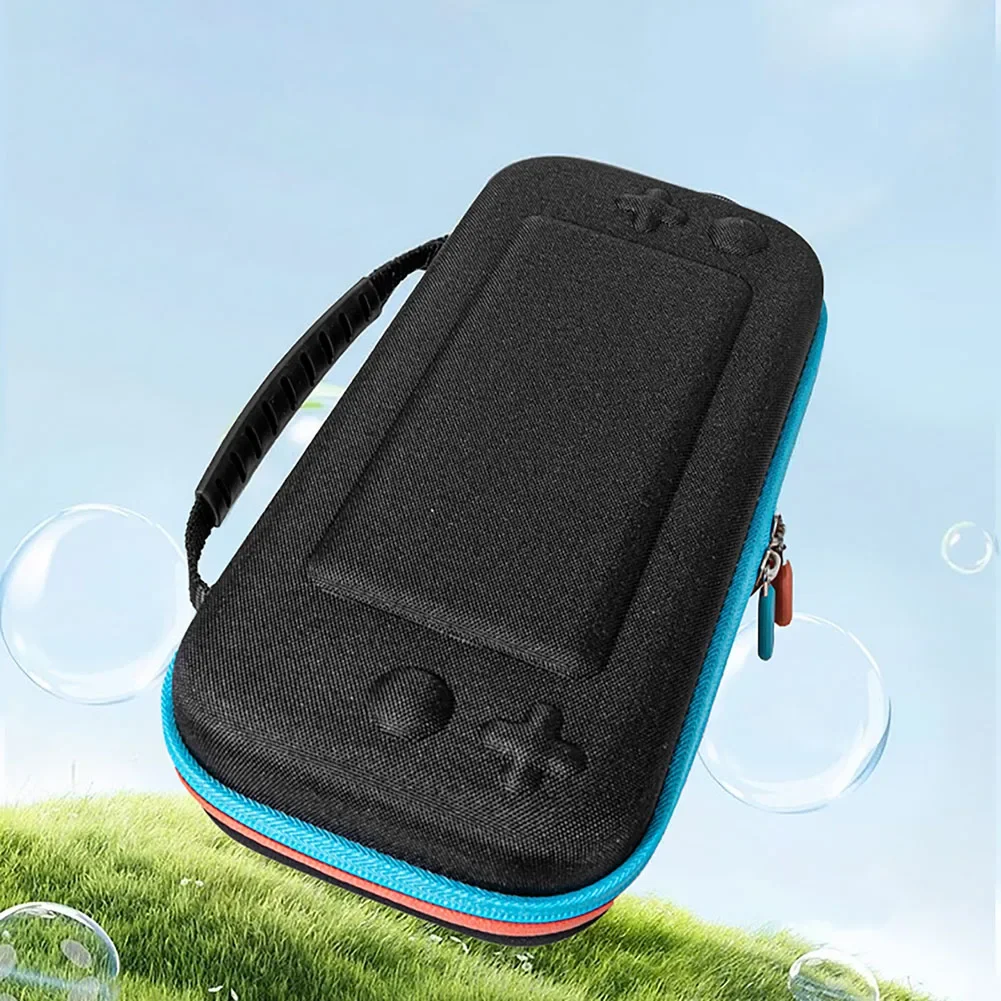 حافظة صلبة حقيبة حمل للتبديل 2 لحقيبة وحدة التحكم في الألعاب Switch Oled مع حامل بطاقة الألعاب حقيبة حمل منظم