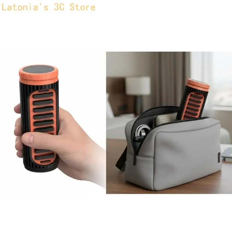 Portable ABS Game Storage Case Including Shock Proof Feature & Stylish Rotating Mechanism Upgrades for Console 2 Users X3UB
