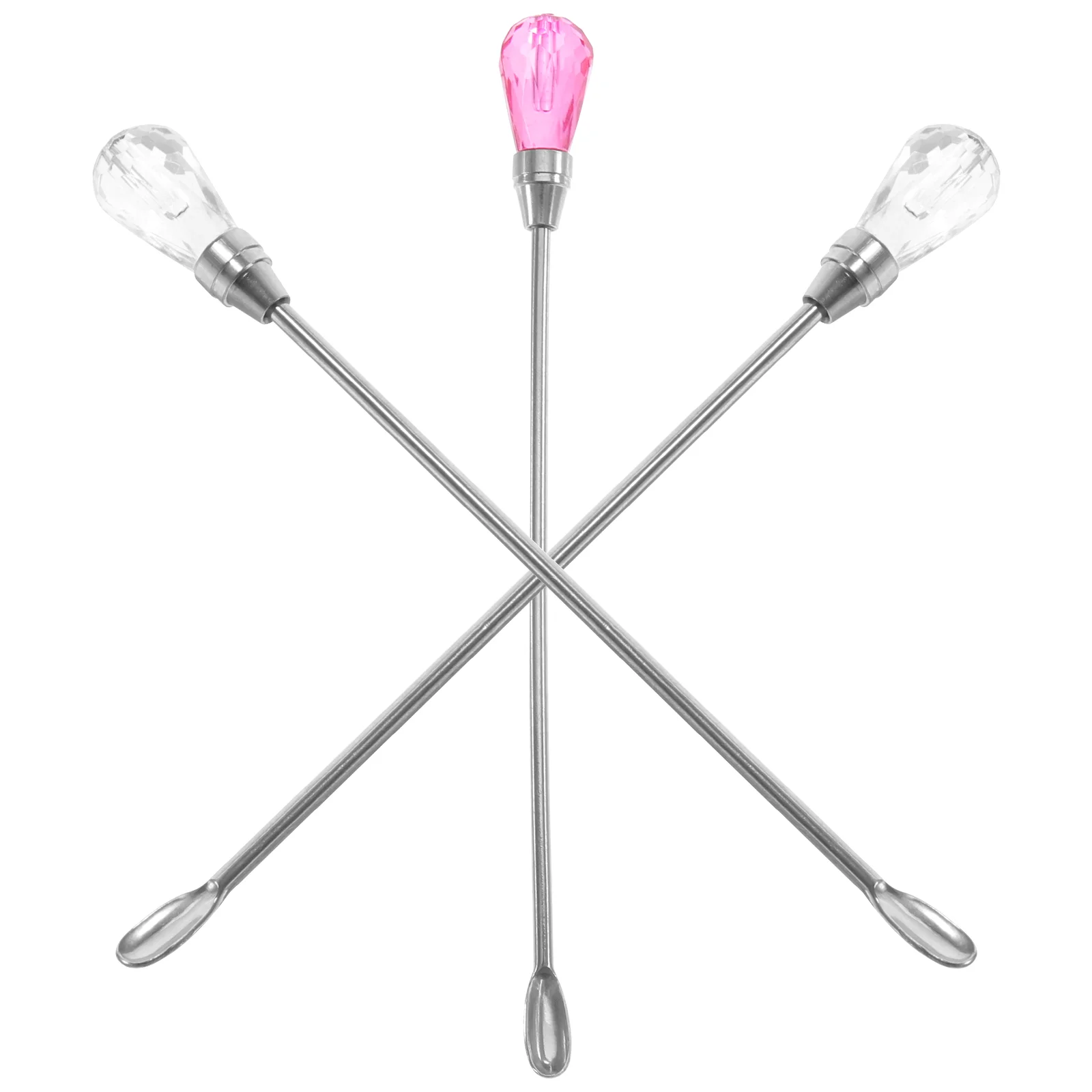 

3 Pcs Tattoo Tool Pigment Stirring Rod Mixing Spoons Stick Tools for Paint Brow Powder Ink Mixer Blender