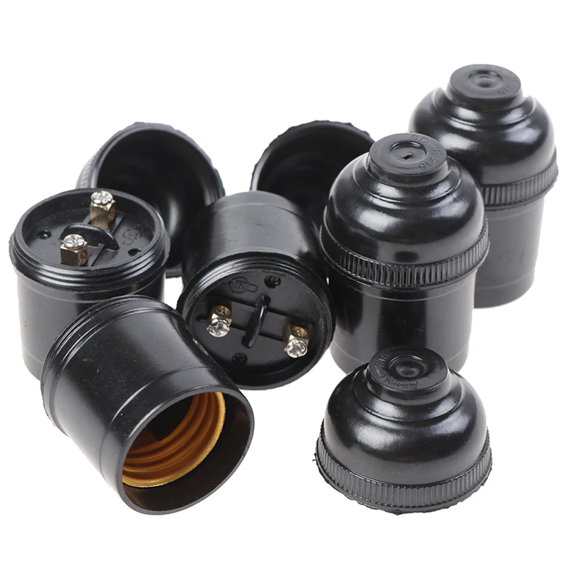 

5 шт. E27 4A ретро лампочка держатель лампы подвеска Эдисон винтовая крышка розетка фитинги аксессуары для освещения