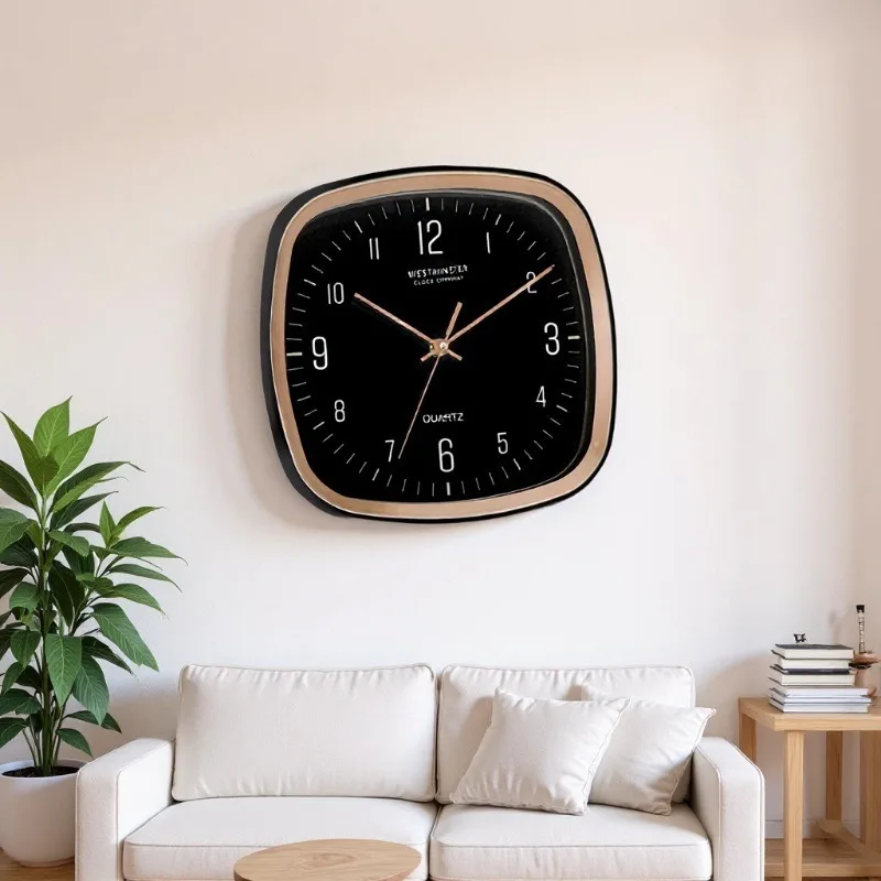 Square Silent Wall Clocks Living Room Bedroom Artistic Fashion Clocks Creative Clock Accessories Orologio Da Parete Home Decor