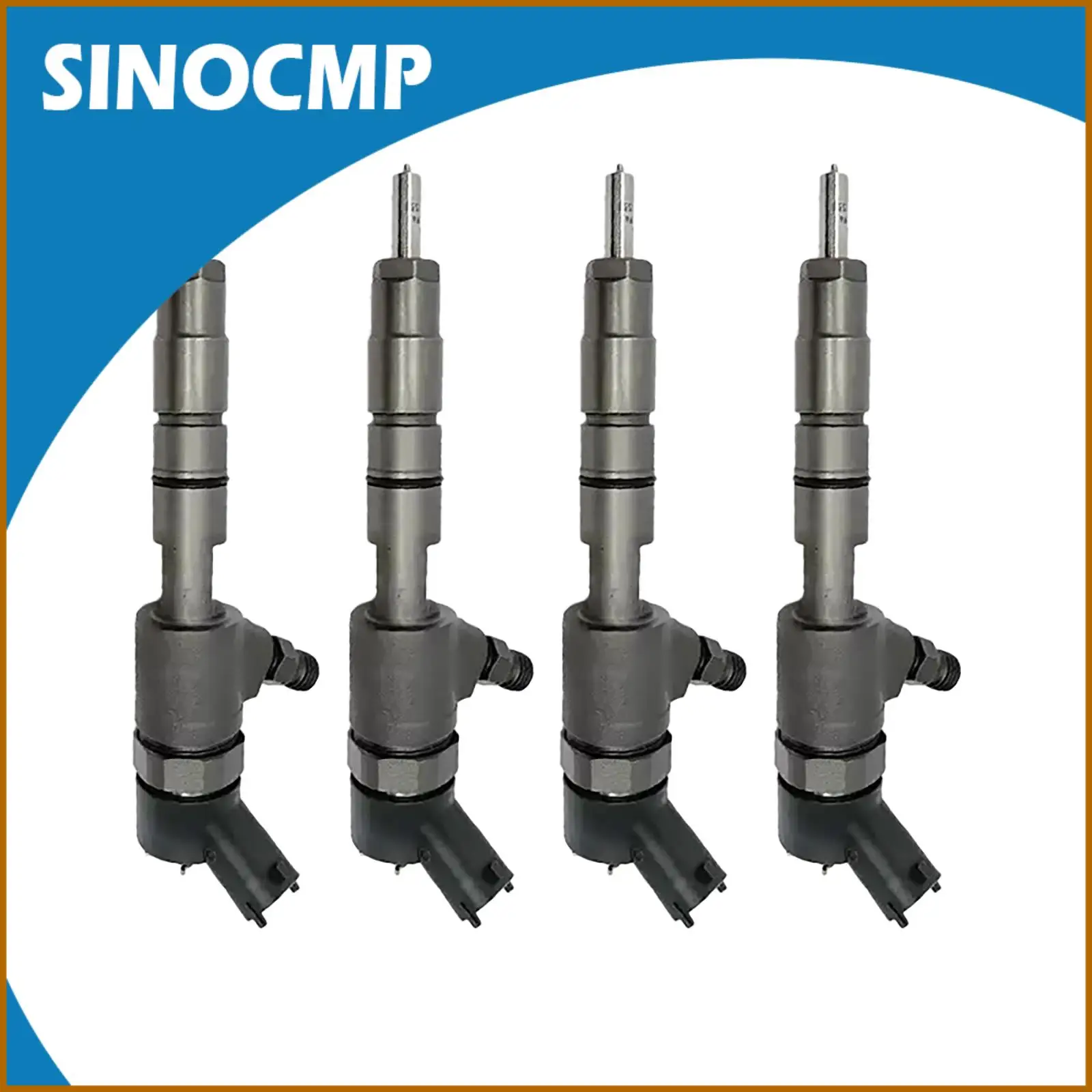 

4pcs Common Rail Fuel Injector 129E01-53100 129E0153100 0445110508 Replacement For Yanmar 4TNV98 4TNV88C Engine