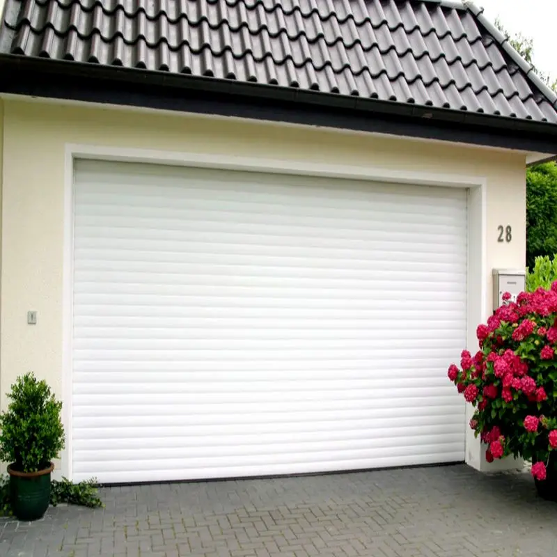 Factory Customization Affordable Finished Garage Door Wood Grain Color Aluminum Alloy Garage Doors Luxurious Garage Doors