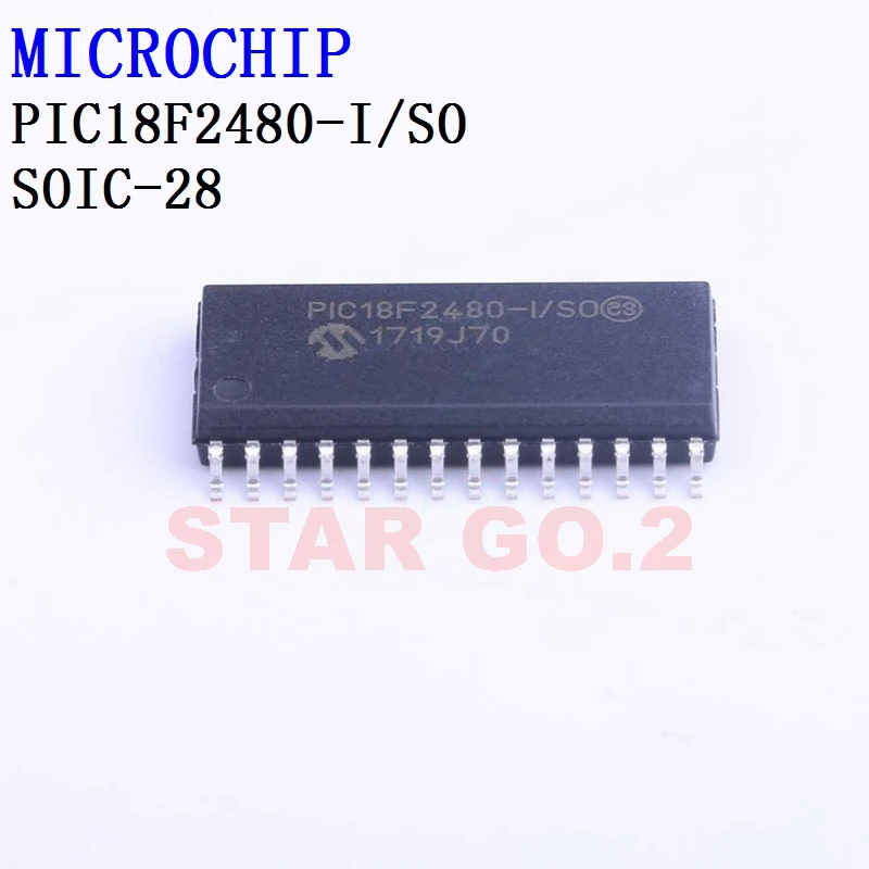 5PCSx PIC18F2480-I/SO SOIC-28 MICROCHIP Microcontroller