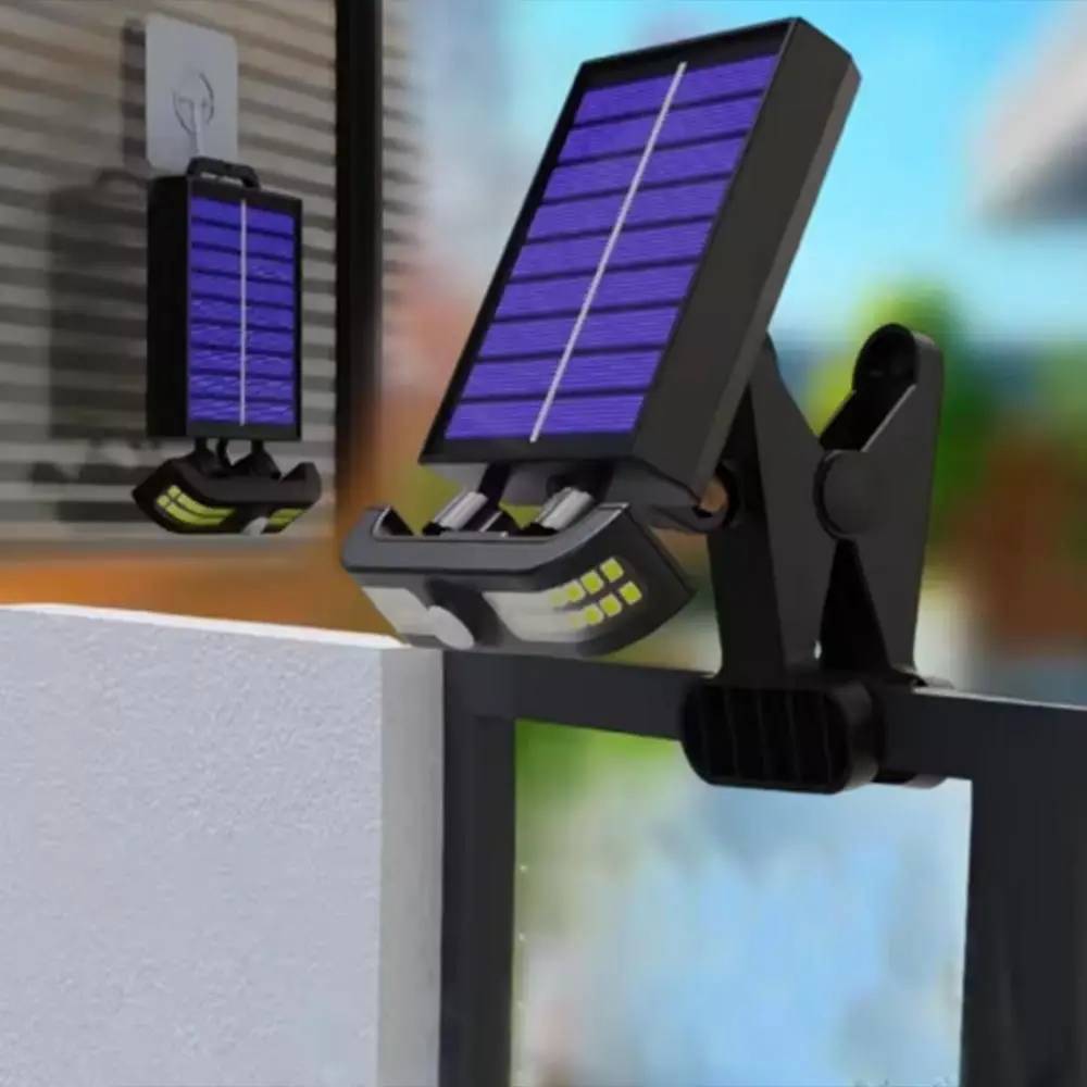 

Waterproof Solar Clip Light White Light/Warm Light Super Bright LED Wall Light Easy To Install Adjustable Angle