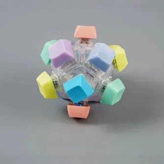 Fun Keys Keychain Decompression Toy Mechanical Keyboard Shaft Creative Pendant Decompression Artifact Fingertip Gyro - view 4