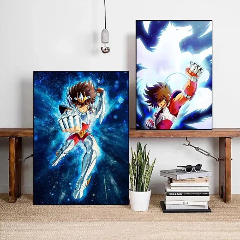 Japanese Anime Zodiac Saints Pop Classic Saint Seiya Rozan Dragon Art Poster Canvas Painting Wall Prints Picture Room Home Decor