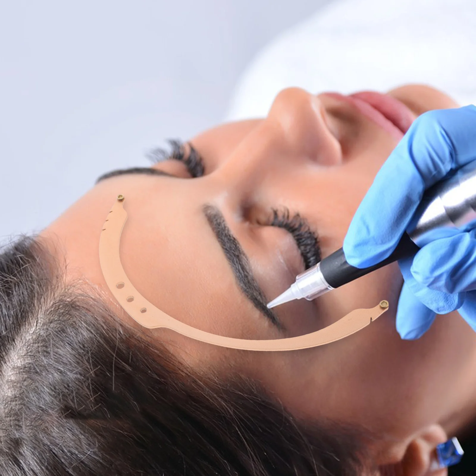 قابل للتعديل الحاجب الإستنسل Microblading حاكم الدقة الحاجب رسم الخرائط أداة لتشكيل الحاجب الوشم قياس دليل