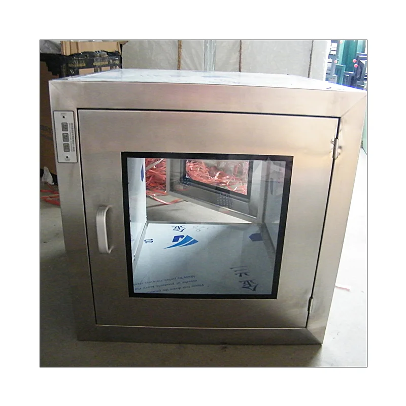 Stainless Steel Static Pass Box Transfer Widow Box For Clean Room Pass Box