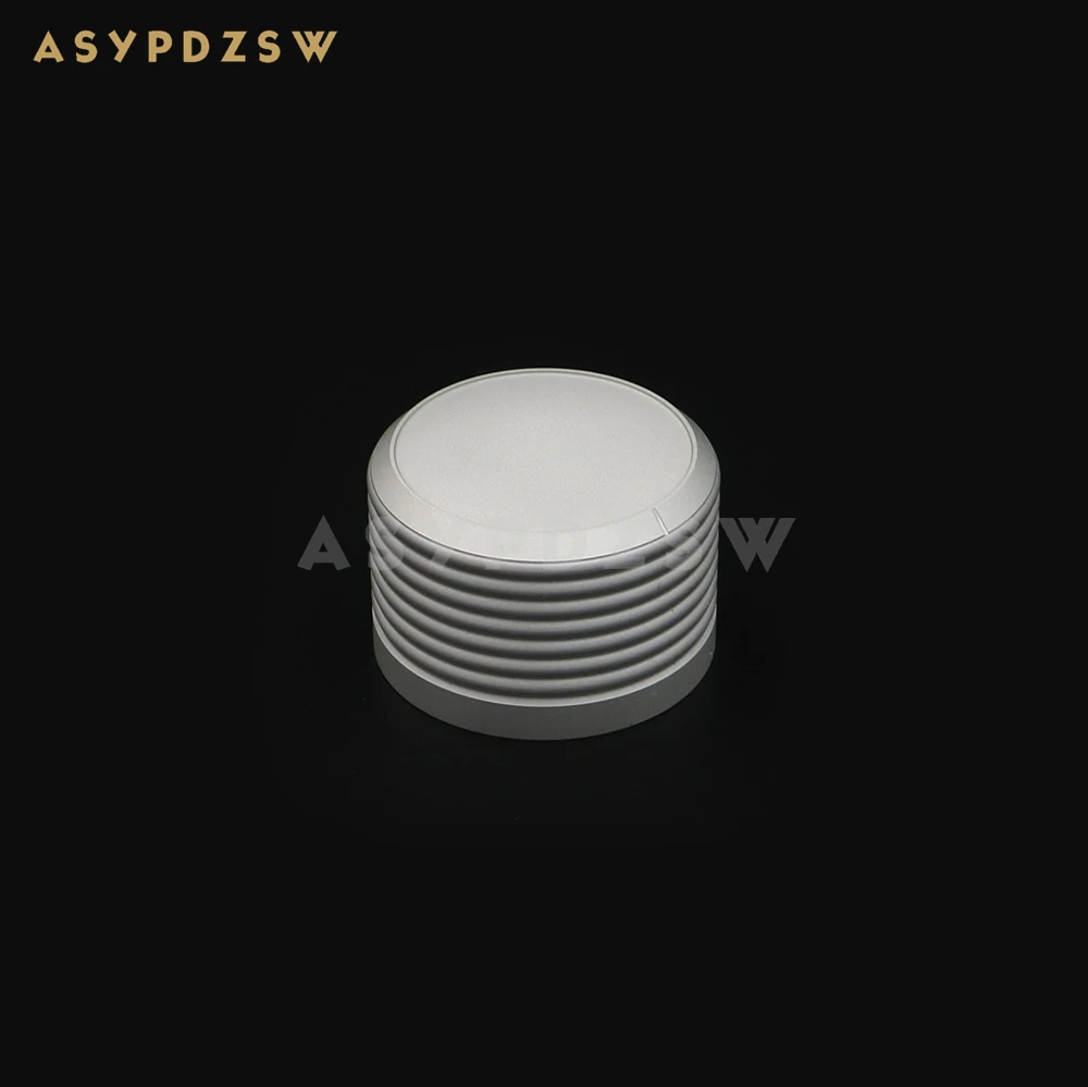 

1 PCS 38*25mm Amplifier Volume potentiometer Aluminum knob Wave High gloss Silver/Matte Silver (Optional)