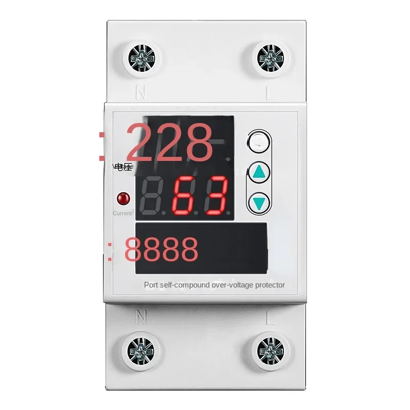 Over/Under Voltage Protective Device with Auto-Reclosing Function. Self-Conceited Voltage Delay Protector Household 220V