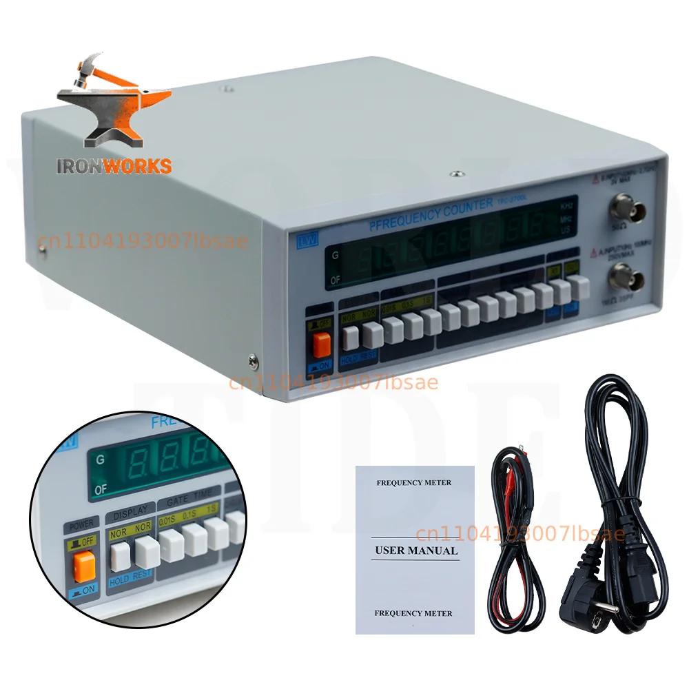 New TFC-2700L Multi-function High-precision Frequency Meter LED Display Instrument 10HZ-2.7GHZ High-resolution Frequency Meter