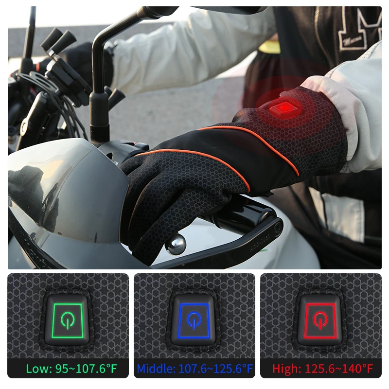 

Heated Gloves Manufacturers Sell Rechargeable Heated Outdoor Ski Gloves for Winter