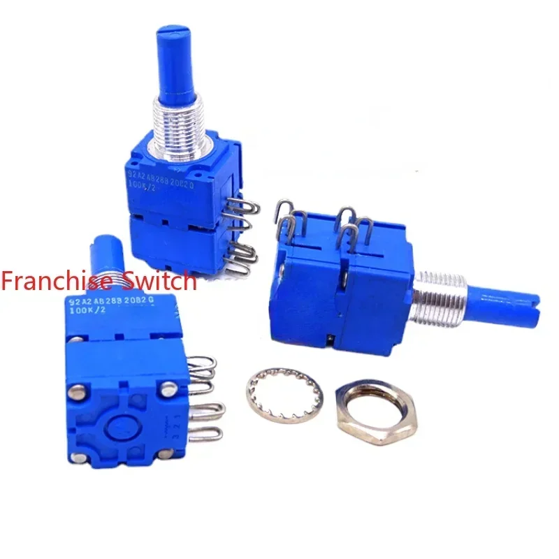 92ab28b20b20 100k× 2 Long-life Conductive Plastic Potentiometer In Stock.