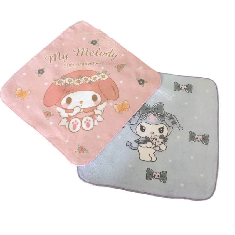 MINISO名創優品 純綿カットベルベット アクティブフラワー Sanli Oumei Loti Kulomi 子供用ハンドワイプ フェイスタオル スクエアスカーフ