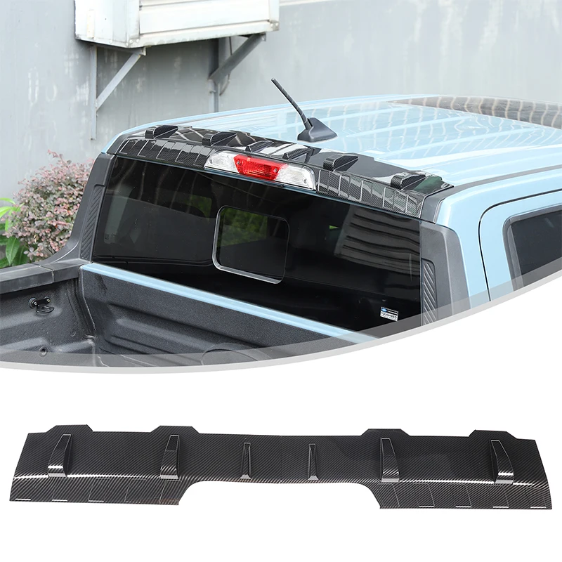 For 2022+ Ford Maverick  Roof Rear Spoiler Decoration Roof Deflector Decoration Sticker Car Exterior Accessories ABS