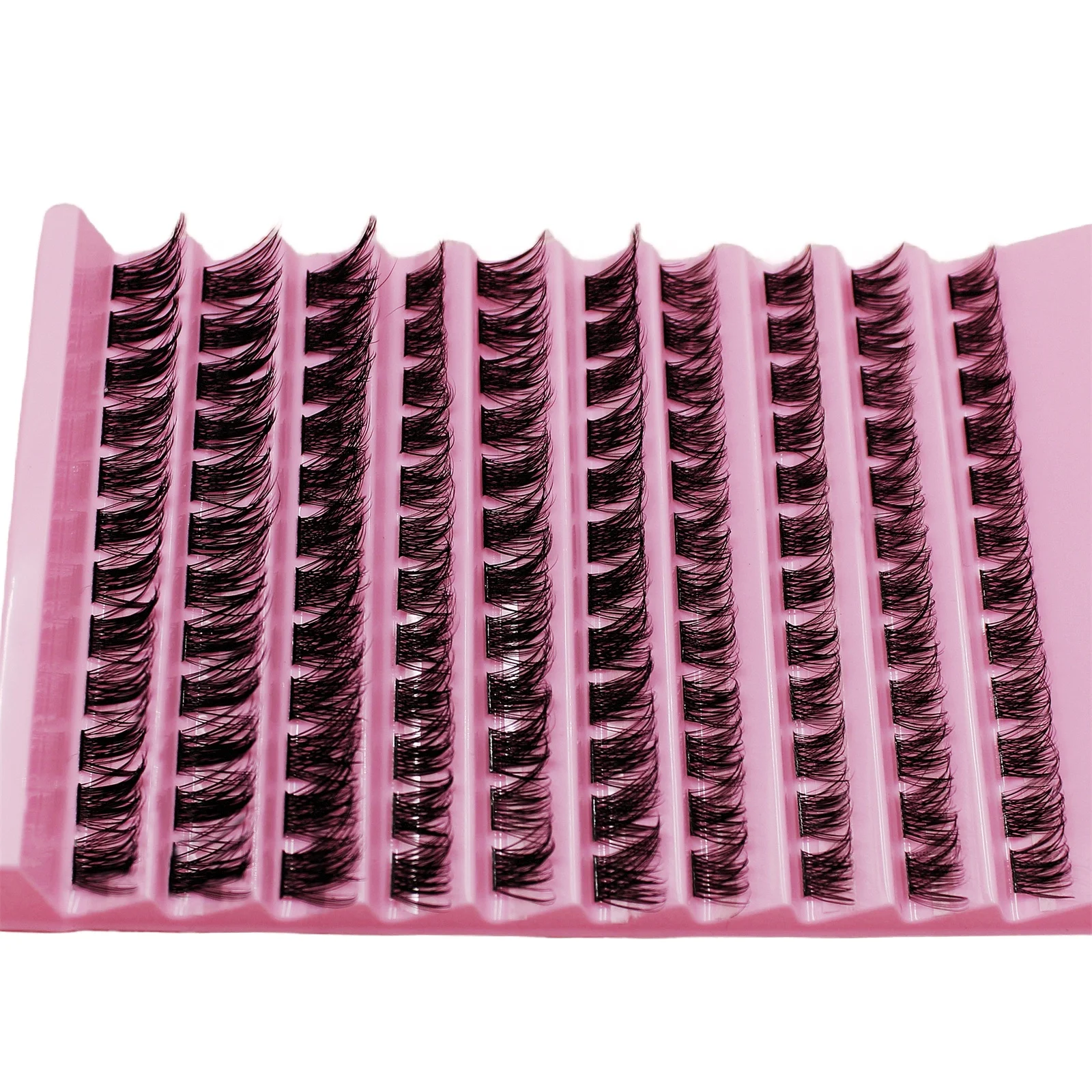 Lash Clusters 120pcs Cluster Lashes 8-16mm Wispy Individual Lashes Extensions Natural Look Lashes D Curl Fluffy Cluster Lashes — zdjęcie 6