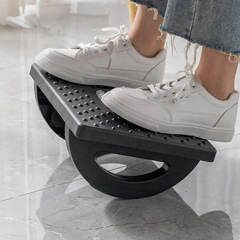 

Under Desk Footrest Massage Roller Ergonomic Office Footrest Portable Foot Rest Feet Stool Chair Under Desk Foot Resting Stool