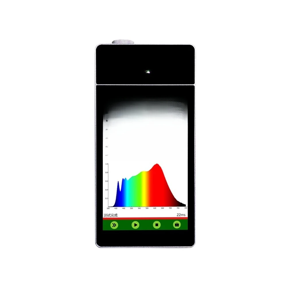 Handheld Spectrometer Illuminometer Spectral Illuminometer Measurement Color Display Finger Illuminance Spectrum Ultraviolet